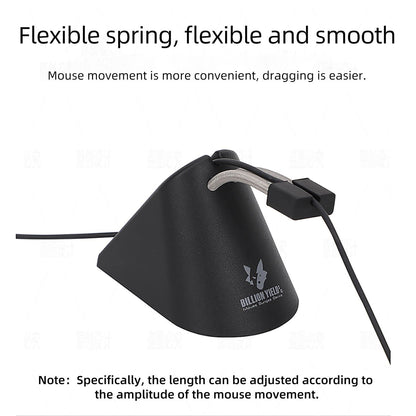 Sisyphy Gaming Mouse Bungee - Premium 360g Cable Management Device, White