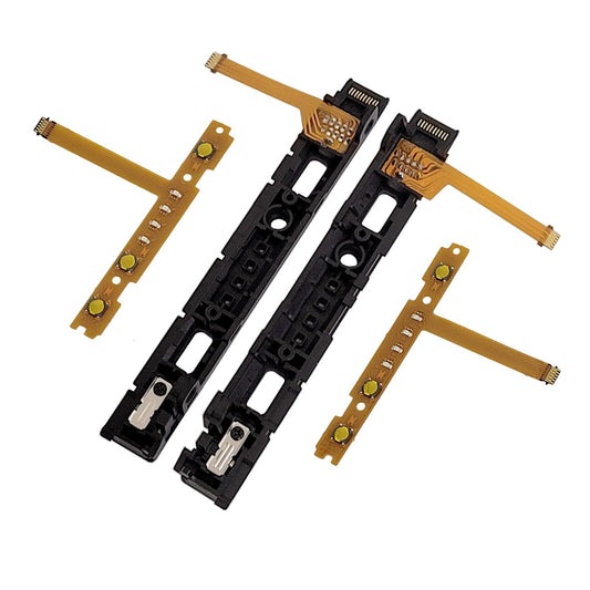 Auto-plaza Joycon Slide Rail Left & Right with Sensor Flex Cable Compatible with Nintendo Switch Joycon Controller Slider Rail S