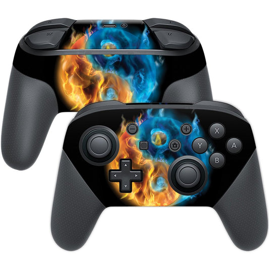 MightySkins Skin Compatible with Nintendo Switch Pro Controller - Yin and Yang | Protective, Durable, and Unique Vinyl Decal wra