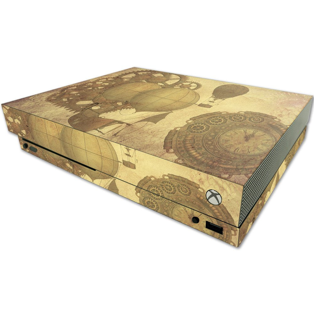 MIGHTY SKINS Skin for Microsoft One X Console - Steam Punk Paper, Durable Vinyl Decal Wrap, Easy to Apply & Remove