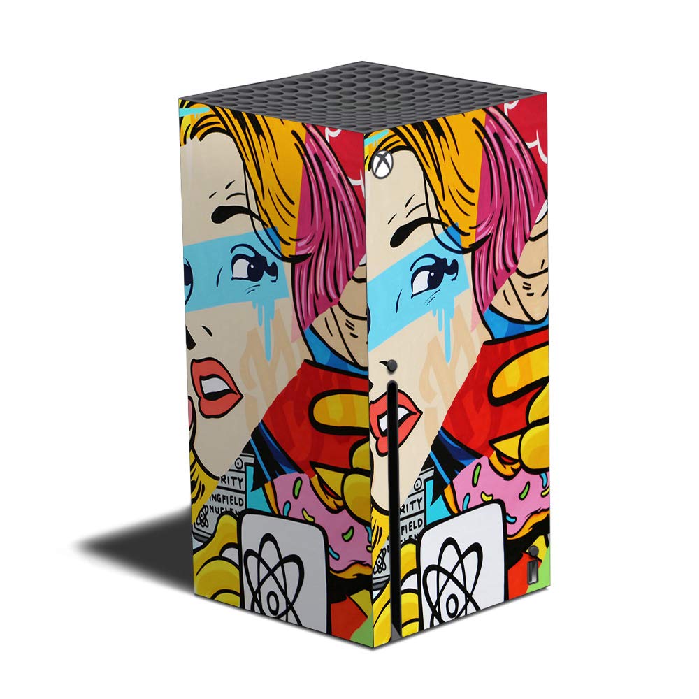 MIGHTY SKINS Skin Compatible with Xbox Series X - Cartoon Mania | Protective  Durable  and Unique Vinyl Decal wrap Cover | Easy to Apply and Change Styles | Made in The USA (MIXBSERX-Cartoon Mania)