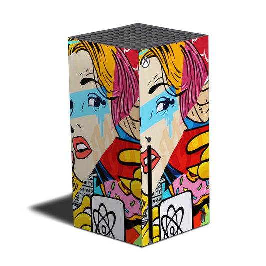 MIGHTY SKINS Skin Compatible with Xbox Series X - Cartoon Mania | Protective  Durable  and Unique Vinyl Decal wrap Cover | Easy to Apply and Change Styles | Made in The USA (MIXBSERX-Cartoon Mania)