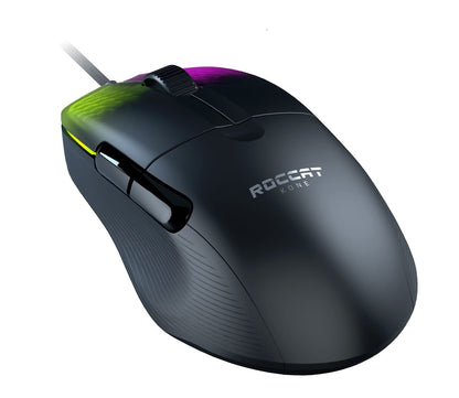 ROCCAT Kone Pro Gaming Mouse - Lightweight Ergonomic Optical Design, Black, Model ROC-11-400-02