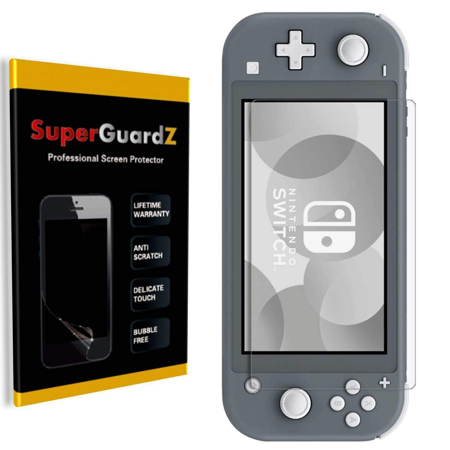 [3-Pack] for Nintendo Switch Lite (2019) Screen Protector - SuperGuardZ  Anti-Glare  Matte  Anti-Fingerprint  Anti-Bubble [Lifetime Replacement]