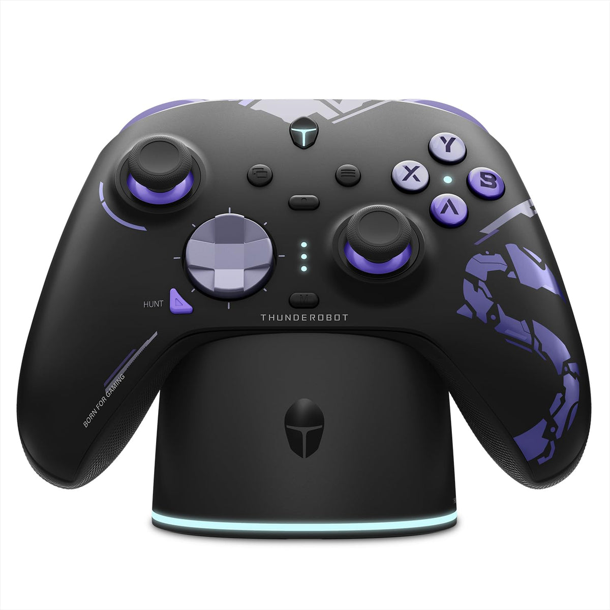 Thunderobot G80 1000HZ Wireless Gaming Controller for NS/PC/iOS/Android with Charging Dock Hall-effect Adjustable Joystick Dual-Mode Force-Switch control buttons Optical Micro Switches RGB Backlight