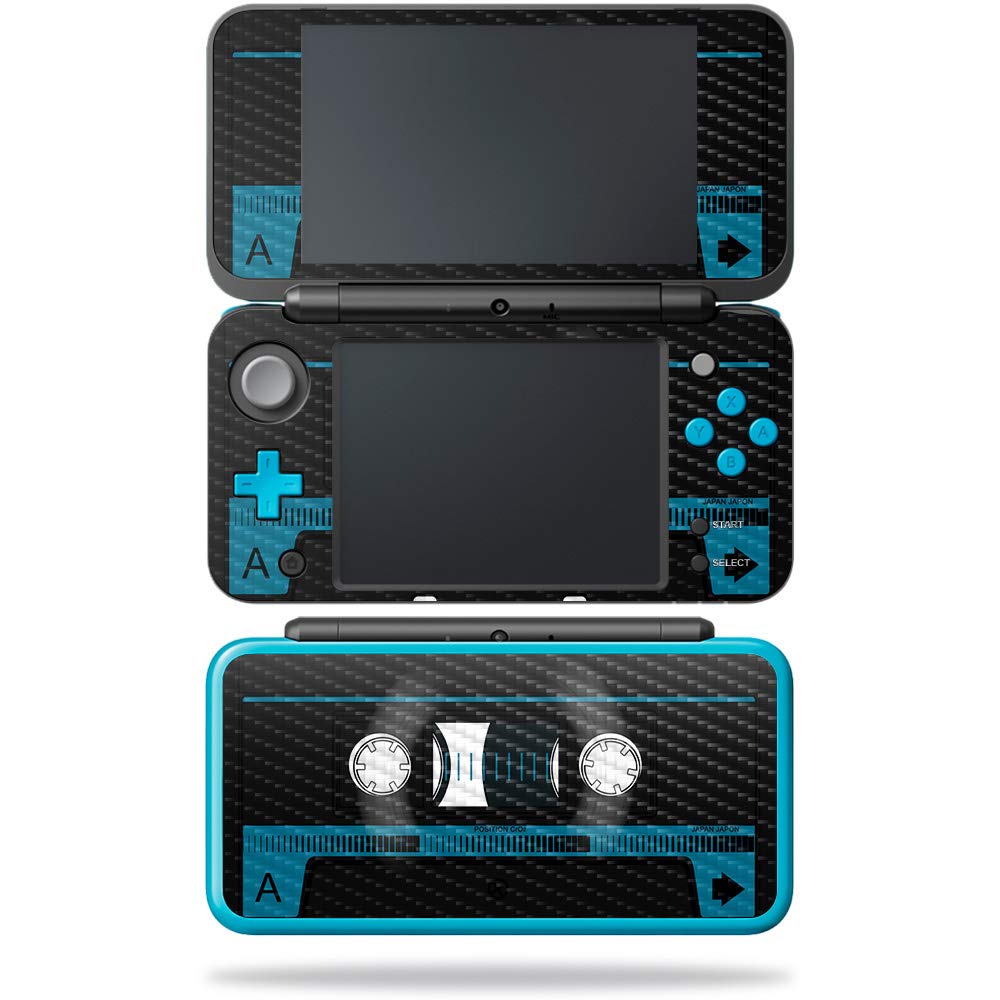 MightySkins Carbon Fiber Skin for Nintendo New 2DS XL - Squad | Protective  Durable Textured Carbon Fiber Finish | Easy to Apply  Remove  and Change Styles | Made in The USA (CF-NI2DSXL-Cassette Tape)