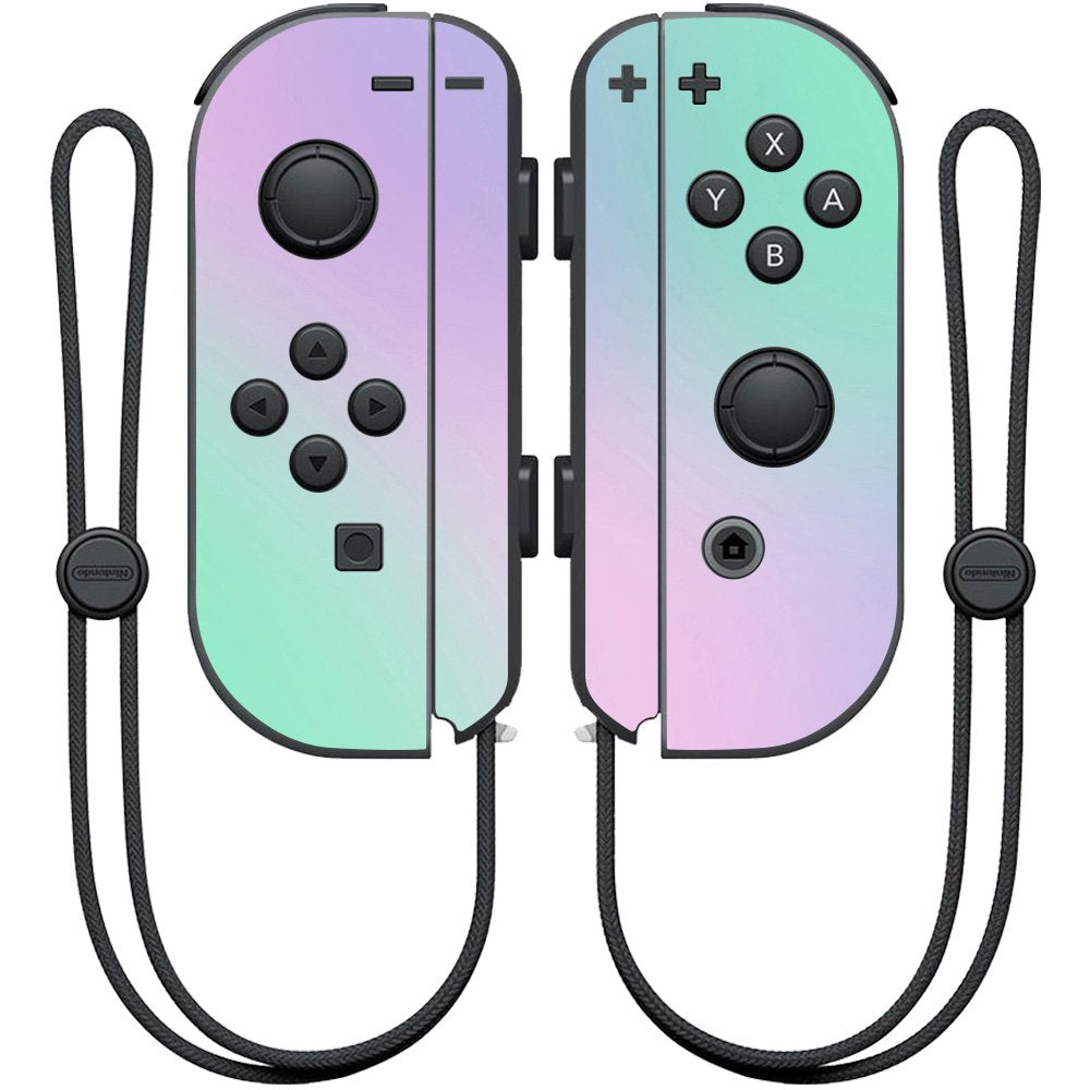 MightySkins Skin Compatible with Nintendo Joy-Con Controller wrap Cover Sticker Skins Cotton Candy