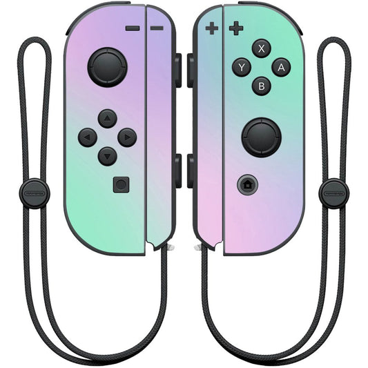 MightySkins Skin Compatible with Nintendo Joy-Con Controller wrap Cover Sticker Skins Cotton Candy