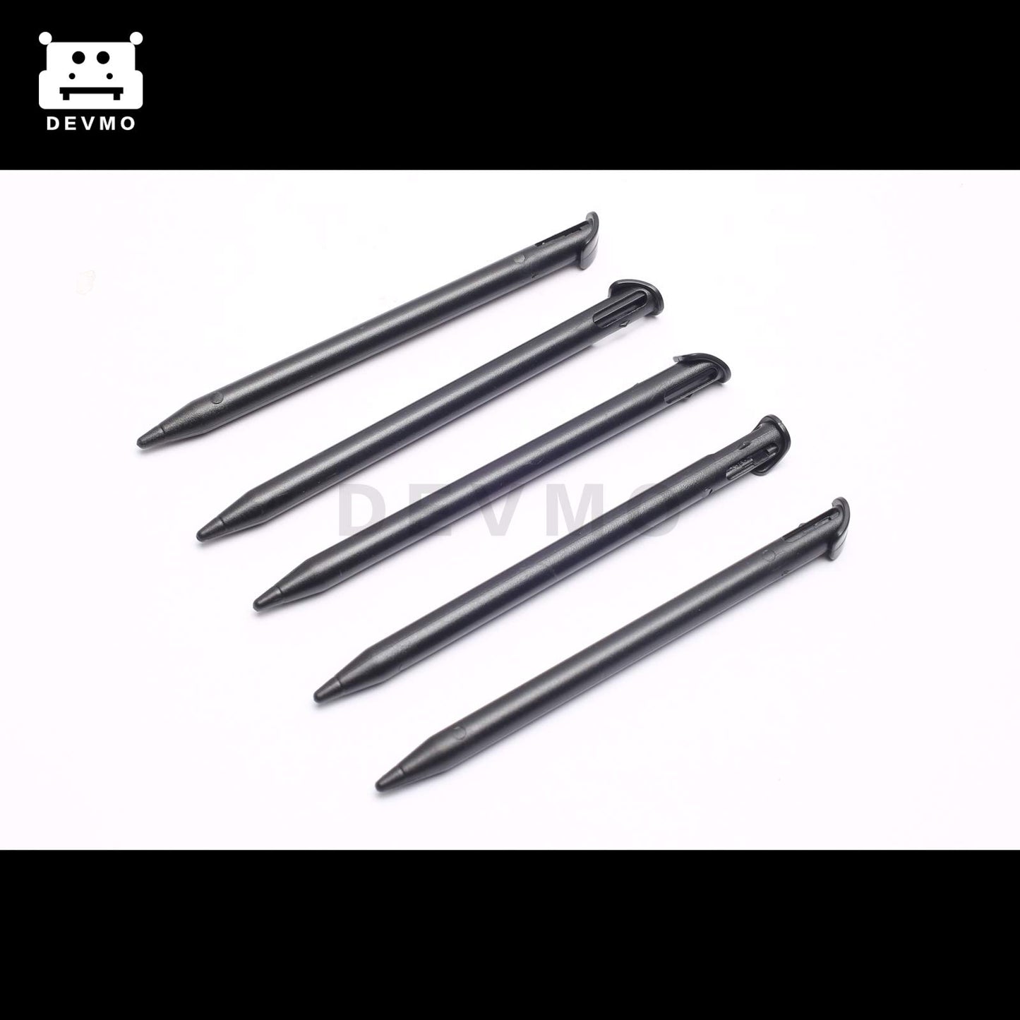 DEVMO Stylus Pens Set for New 3DS XL - 5 PCS Black Touch Screen Replacement Pens