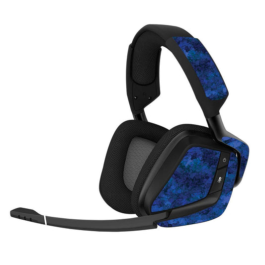 MIGHTY SKINS Corsair Void Pro Gaming Headset Skin - Blue Ice, Durable Vinyl Decal Wrap, Easy to Apply, Made in The USA