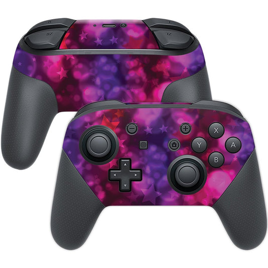 MightySkins Skin Compatible with Nintendo Switch Pro Controller - Star Power | Protective, Durable, and Unique Vinyl Decal wrap 