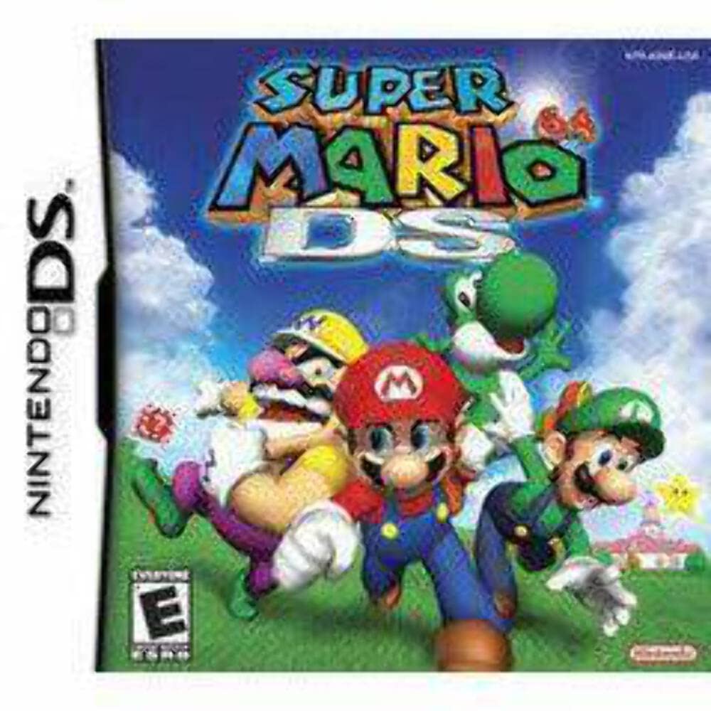 Nintendo Super Mario 64 DS Video Game - Classic Adventure - Model 045496734992 - Blue Color