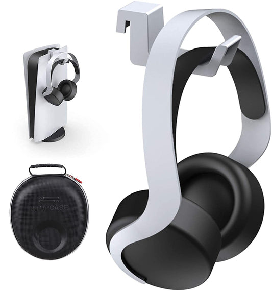 BTOPCASE Sony PS5 Headset Holder Mini Headset Hanger with Supporting Bar  for Sony Playstation 5 Gaming Headset