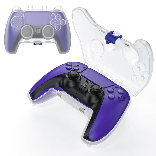 Tiiletzote PS5 Controller Case - Protective Carrying Travel Cover, White