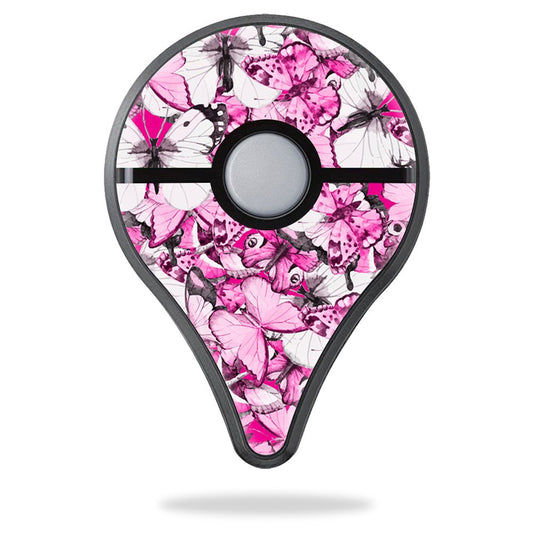 MightySkins Skin Compatible with Pokemon Pokemon Go Plus - Butterflies | Protective, Durable, and Unique Vinyl Decal wrap Cover 