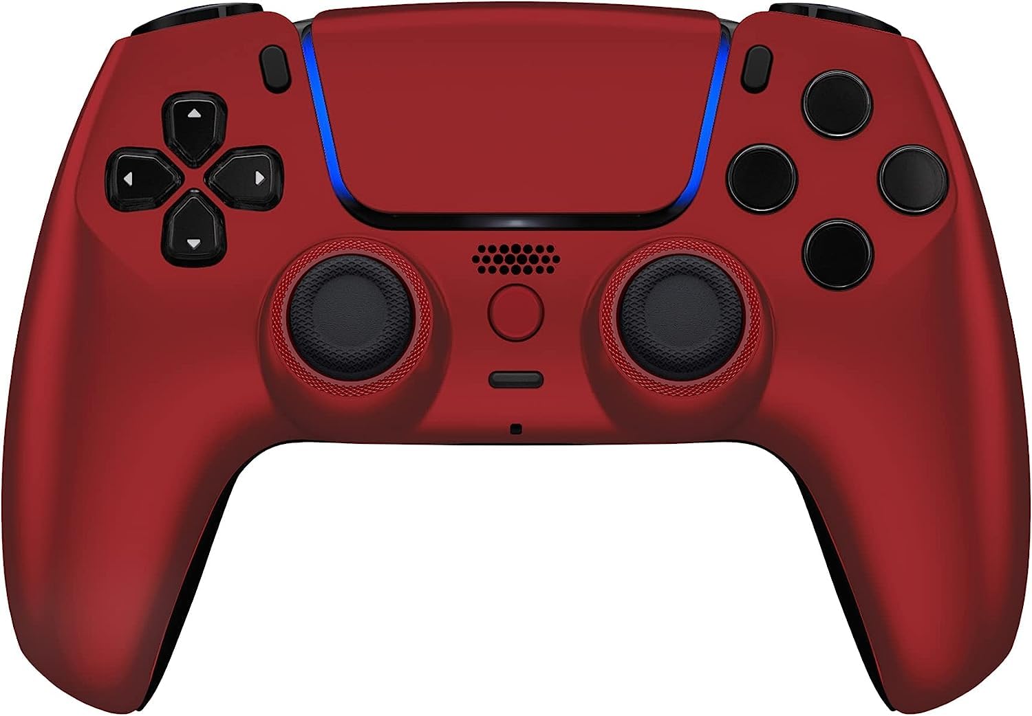 Custom Controllerzz Wireless Controller Compatible with PS5 - Multiple Designs Available (Red)