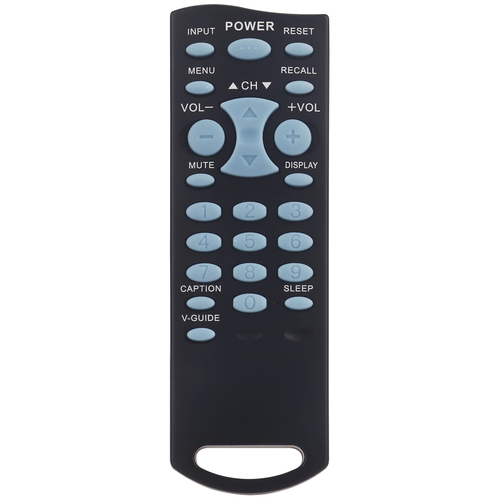 ALLIMITY FXTG Remote Control for Sanyo TVs - Model ZCM-ME526-FXTG, Black