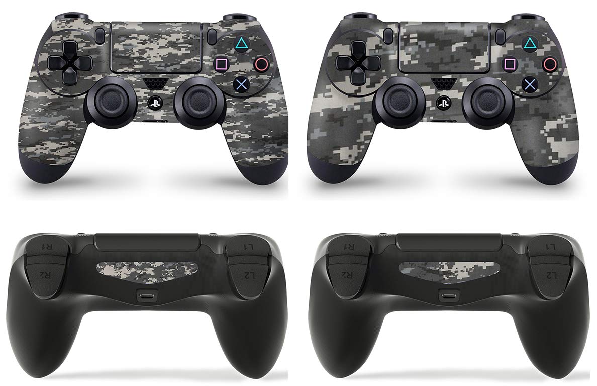 giZmoZ n gadgetZ Digital CAMO PS4 Controller Skins - Full Wrap Vinyl Sticker (2 Pack)