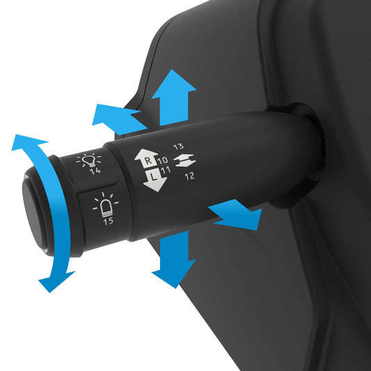 HORI Farming Vehicle Control System for PC - Full-Size Steering Wheel, Control Panel & Pedals, 11.68" x 12.65" x 11.47", Black, Model