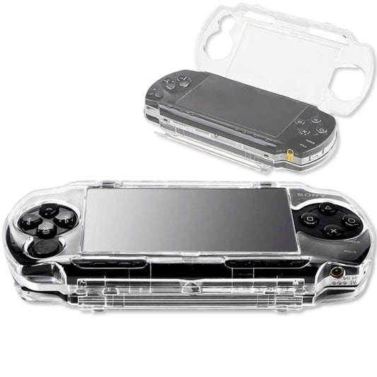 Clear Hard Case for PSP 1000 Series Protective Transparent Hard Case  Full Cover Protector Cover Case with Clear Display Movie Bracket  Shock/Scratch Resistant (for PSP 1000 Series)