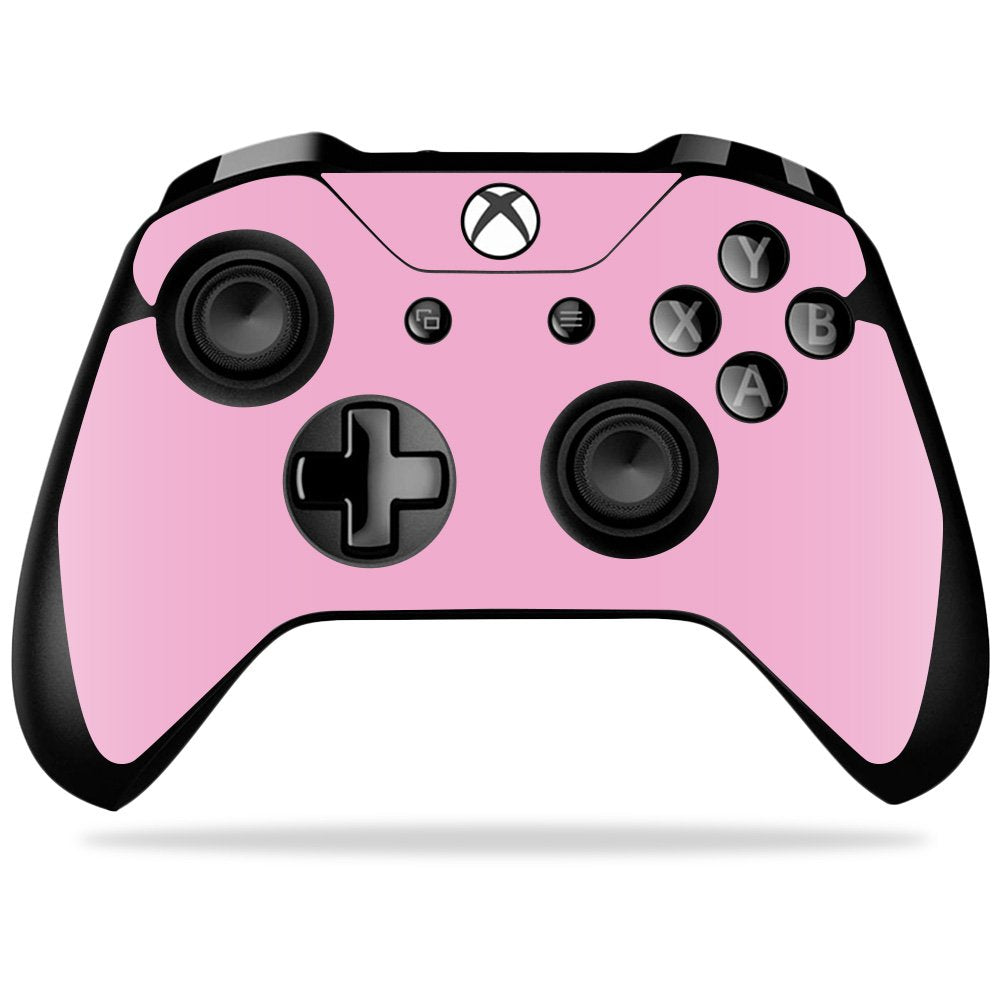 MIGHTY SKINS MightySkins Skin for Xbox One X Controller - Solid Pink, Durable Vinyl Decal, Easy to Apply and Remove