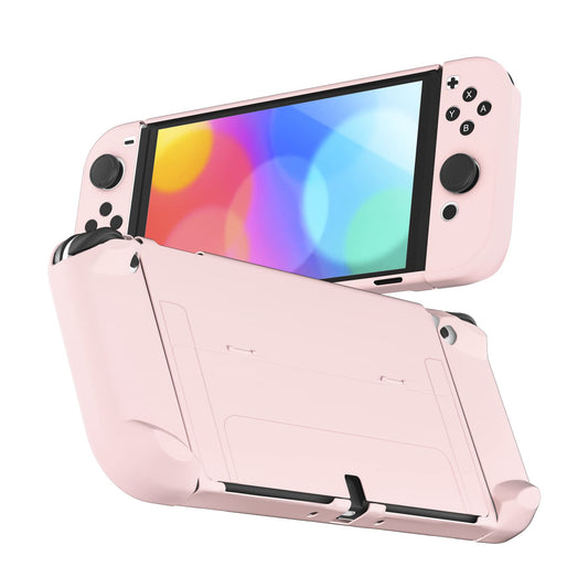 RHOTALL Protective Case Compatible with Nintendo Switch OLED, Dockable Shell for Switch OLED Console and Controller, Cute Access