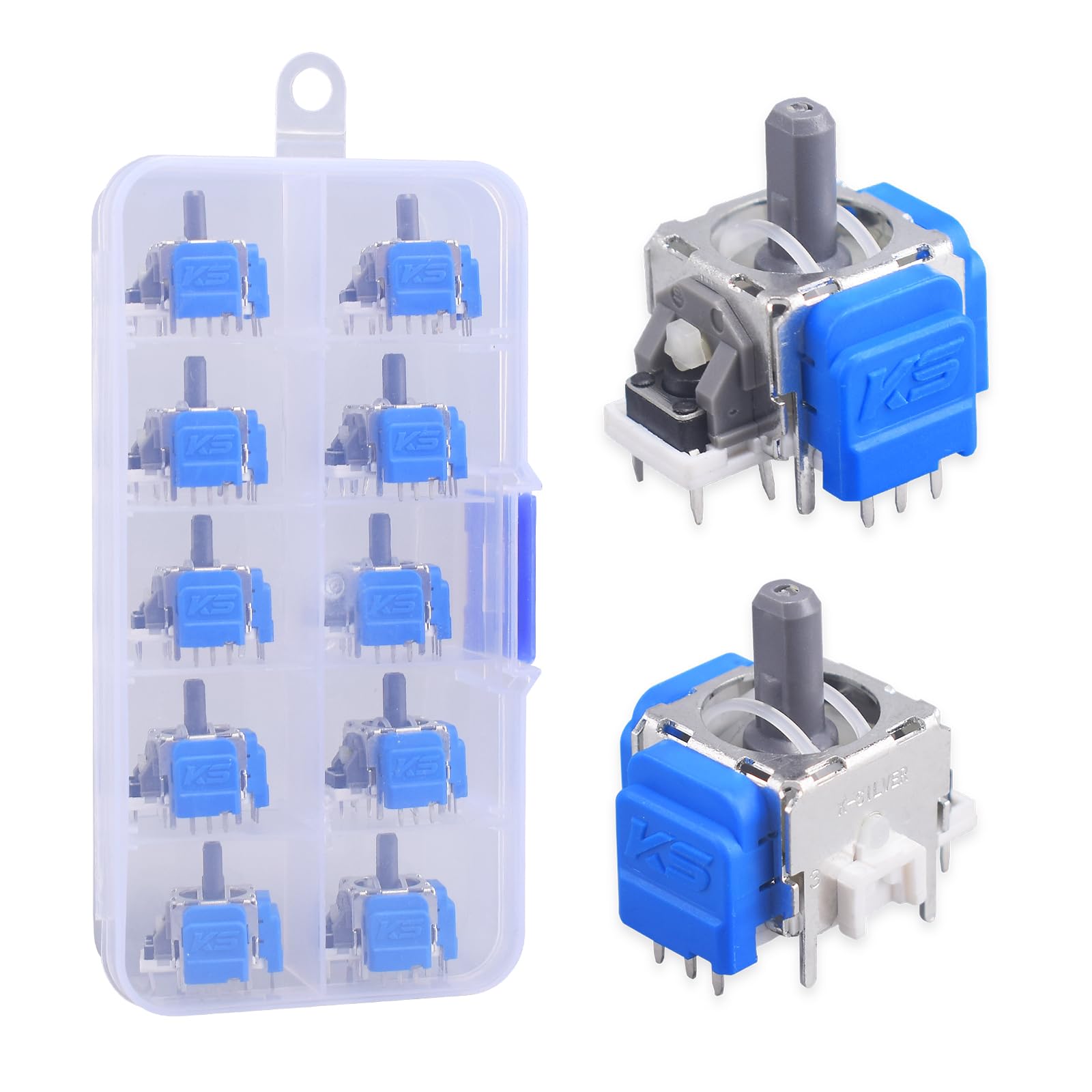 VGBUS Qualitied TMR Electromagnetic Joystick Replacement for PS4/Xbox one/PS5/Switch Pro/Xbox one elite-10 Packs (TMR PS5) [playstation]