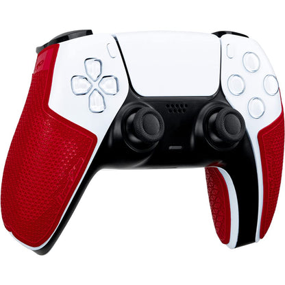 Lizard Skins PS5 Controller Grip - 0.5mm DSP, Durasoft Polymer, Crimson Red, Model 203285, Easy to Install, Pre-Cut Pieces