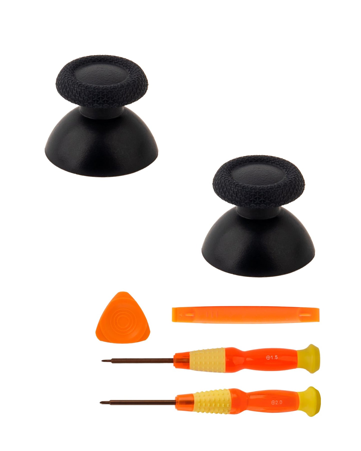 TOMSIN Joystick Replacement for PlayStation Portal  Original Thumbsticks Analog Thumb Sticks Parts with Tool for PS5 Portal (2PCS) - Black