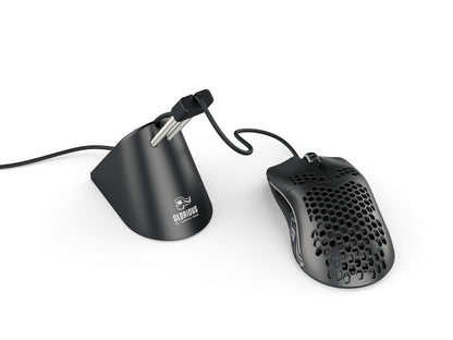 Glorious Mouse Bungee - Flexible Cable Management for Gaming - Black - Model G-MB-BLACK - Durable Rubber Material