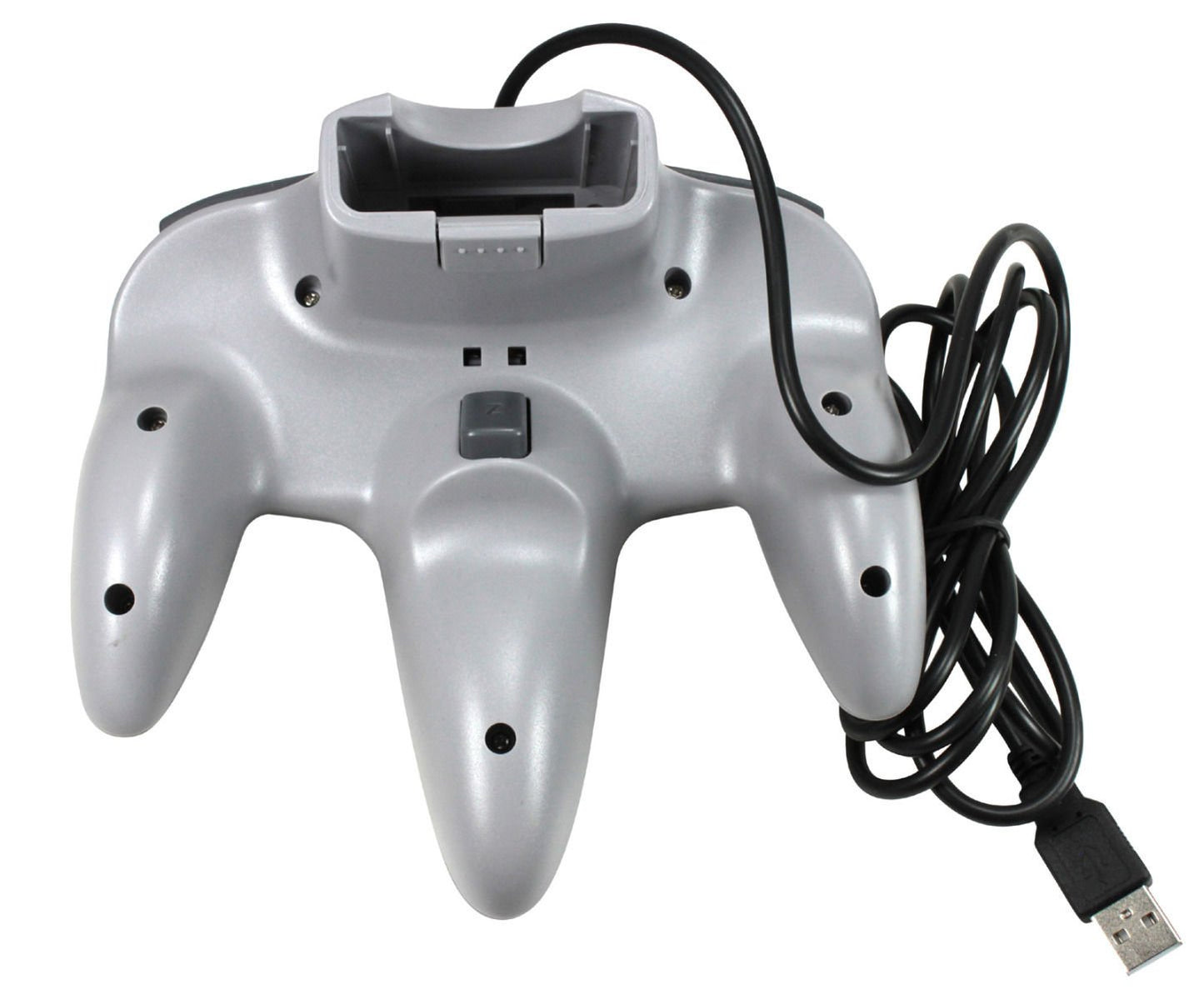 3rd Party N64 Retro USB Wired Controller for PC and MAC - Grey, Model 898456659350