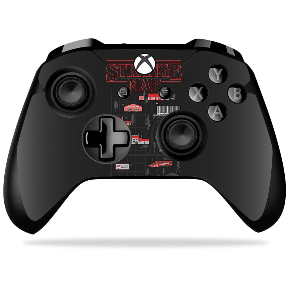 MIGHTY SKINS Xbox One X Controller Skin - Durable Vinyl Decal - Strange Map Design - Easy to Apply & Remove - Made in the USA