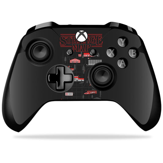 MIGHTY SKINS Xbox One X Controller Skin - Durable Vinyl Decal - Strange Map Design - Easy to Apply & Remove - Made in the USA