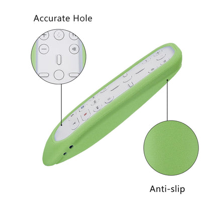 CHUNGHOP Silicone Remote Case for PS5 Media Remote - Shockproof, Washable, Glow in Dark Green
