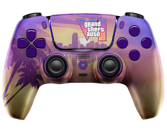 MODDEDZONE M Series Custom Wireless Controller Compatible with PS5 - Exclusive and Unique Design| Customized in the USA| (G6 Streets)