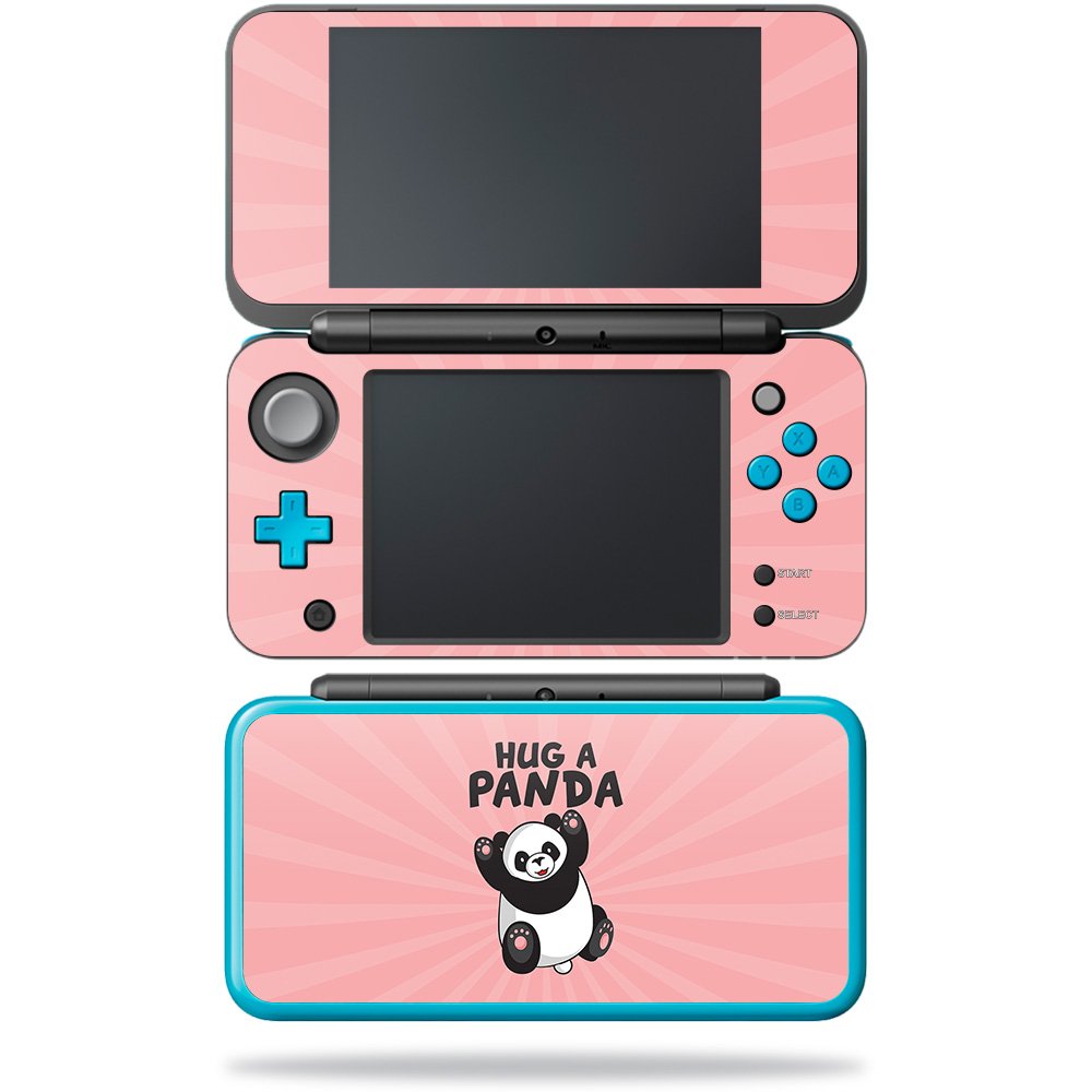 MightySkins Skin Compatible with Nintendo New 2DS XL - Hug A Panda | Protective, Durable, and Unique Vinyl Decal wrap Cover | Ea