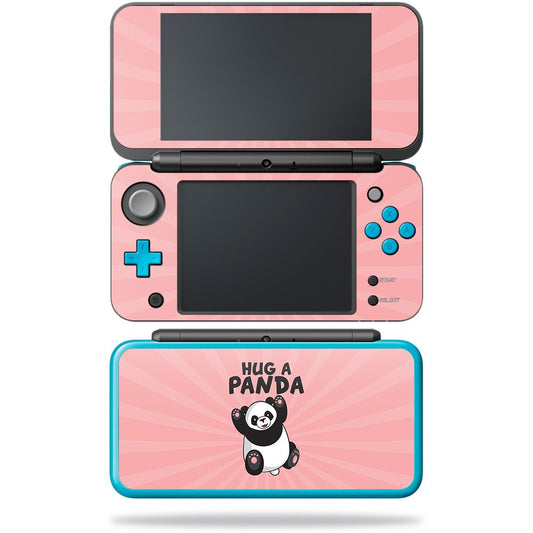 MightySkins Skin Compatible with Nintendo New 2DS XL - Hug A Panda | Protective, Durable, and Unique Vinyl Decal wrap Cover | Ea