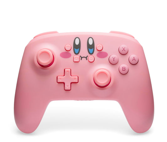 PowerA Wireless Controller for Nintendo Switch - Kirby Mouthful  Switch Lite/Switch-OLED Model  Nintendo Switch 2  AA Battery Powered (Battery Included)  Bluetooth  Motion Controls  Officially Licensed