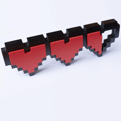 INSOVITA Gaming Logo Sign - Retro Gaming Wall Decor, Rustic Wood, 7.9"x2.6", Black/Red, Model: insovita_zelda