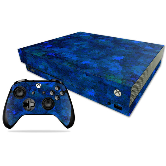 MIGHTY SKINS Xbox One X Skin - Blue Ice Vinyl Decal Wrap, Durable & Easy to Apply, Model MIXBONXCMB-Blue Ice