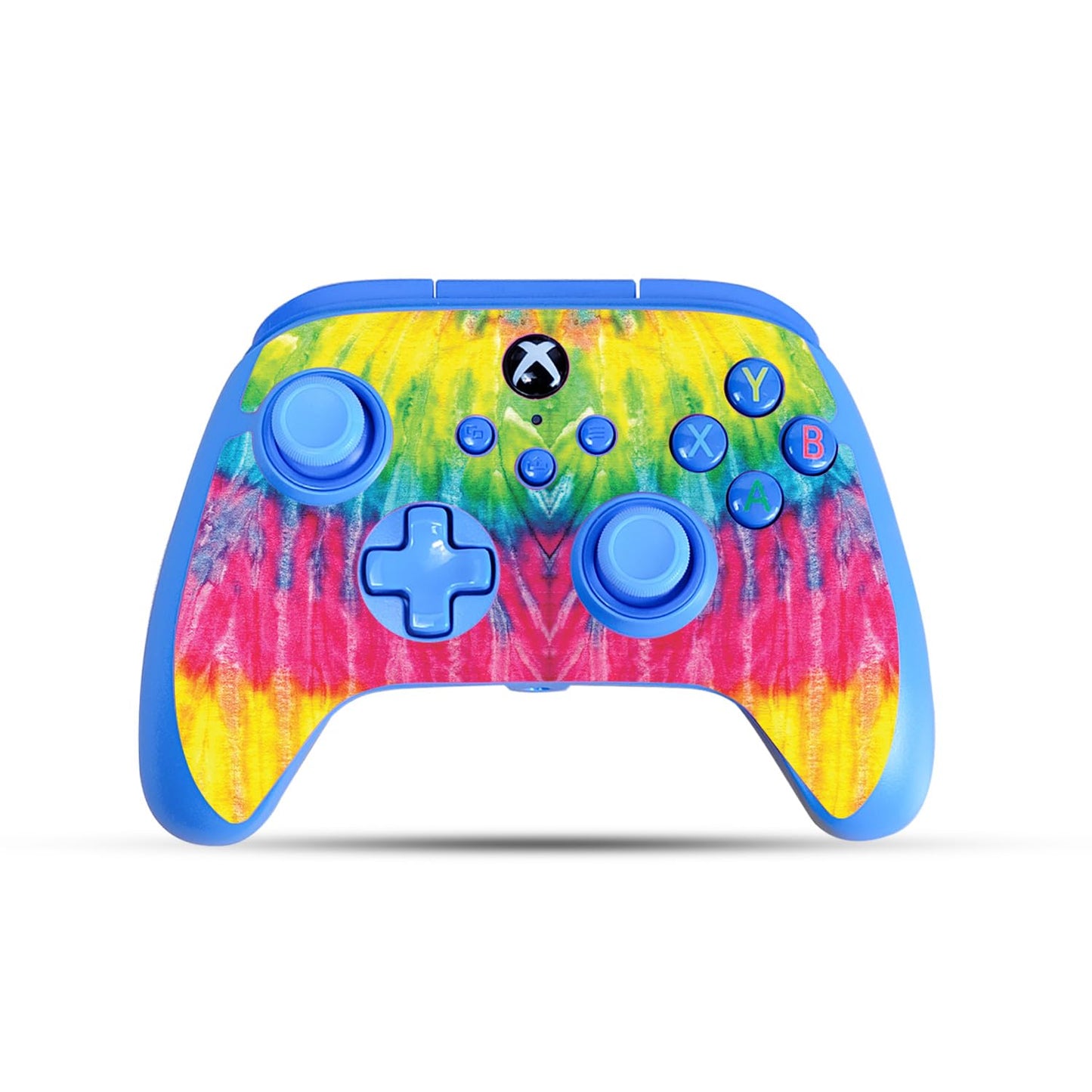 Gaming Skin Compatible with PowerA Xbox Series X|S Enhanced Wired Controller - Tie Dye 2 - Premium 3M Vinyl Protective Wrap Decal Cover - Easy to Apply | Crafted in The USA by MightySkins