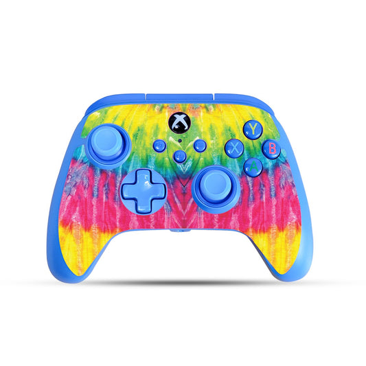 Gaming Skin Compatible with PowerA Xbox Series X|S Enhanced Wired Controller - Tie Dye 2 - Premium 3M Vinyl Protective Wrap Decal Cover - Easy to Apply | Crafted in The USA by MightySkins