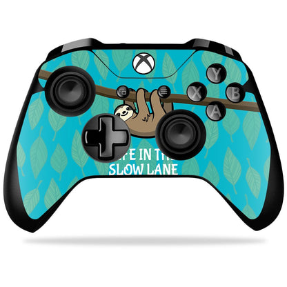 MIGHTY SKINS Xbox One X Controller Skin - Slow Sloth Vinyl Decal Wrap, Durable & Protective Cover, Easy to Apply, Made in USA