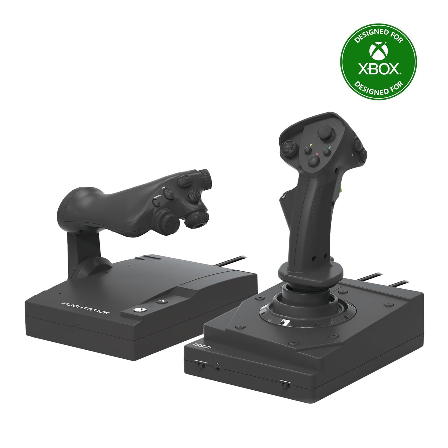HORI HOTAS Flight Stick Designed for Xbox Series X|S  Xbox One and PC - Officially Licensed By Microsoft
