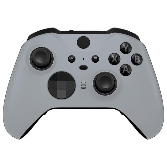 eXtremeRate DIY Replacement Front Shell for Xbox Elite Wireless Controller 2 Core  New Hope Gray Faceplate Cover Case for Xbox Elite Series 2 with Accent Rings [Controller NOT Included]