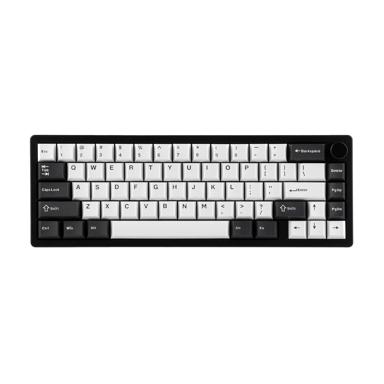 EPOMAKER Galaxy65 Wireless QMK/VIA Mechanical Keyboard  Ball-Catch Anodized Aluminum Custom Keyboard  Pre-Lubed Hot-Swappable Switch  RGB Backlit  Rotary Knob  2.4Ghz/BT/Type-C (Black)