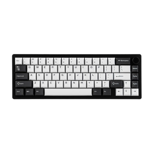 EPOMAKER Galaxy65 Wireless QMK/VIA Mechanical Keyboard  Ball-Catch Anodized Aluminum Custom Keyboard  Pre-Lubed Hot-Swappable Switch  RGB Backlit  Rotary Knob  2.4Ghz/BT/Type-C (Black)