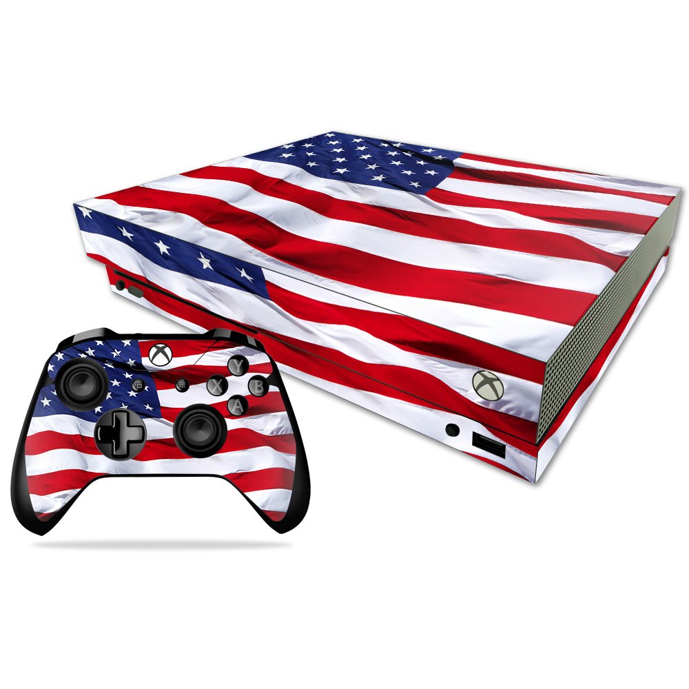 MIGHTY SKINS Xbox One X Skin - American Flag Vinyl Decal Wrap, Durable & Easy to Apply, Model MIXBONXCMB