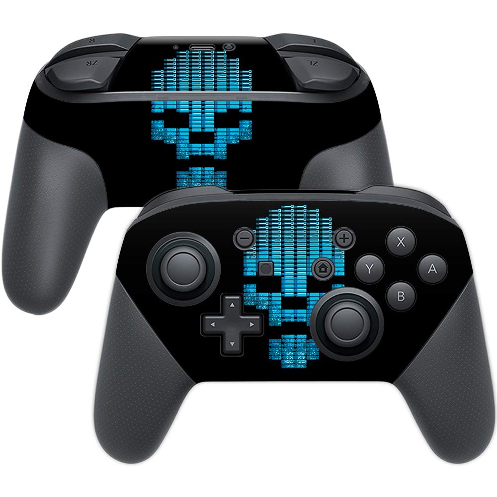 MIGHTY SKINS Nintendo Switch Pro Controller Skin - Equalizer Design, Durable Vinyl, Easy to Apply, Model NISWPCOI-Equalizer