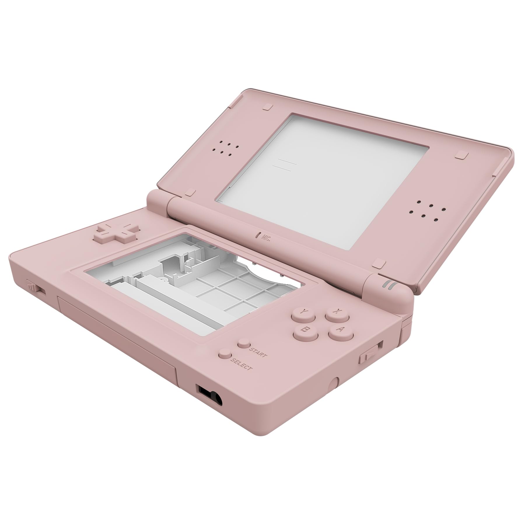 eXtremeRate Nintendo DS Lite Replacement Full Housing Shell Case - Cherry Blossoms Pink, Model DSLP3006-1, Includes Buttons & Screen Lens